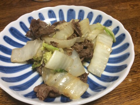 母の日に☆教えてあげたい簡単白菜炒め